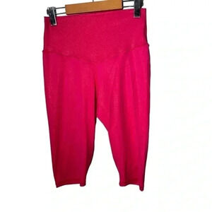 Aerie offline pink glitter long  bike shorts L
